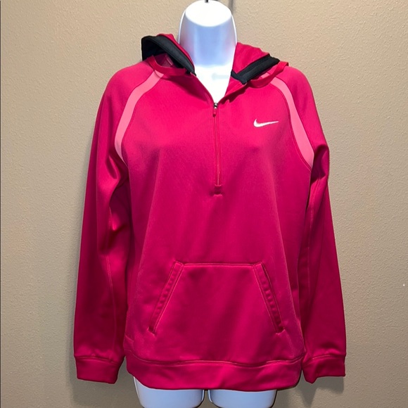 Nike Tops - Nike Women’s Pink Oversized Long Sleeve Hoodie SZ Medium